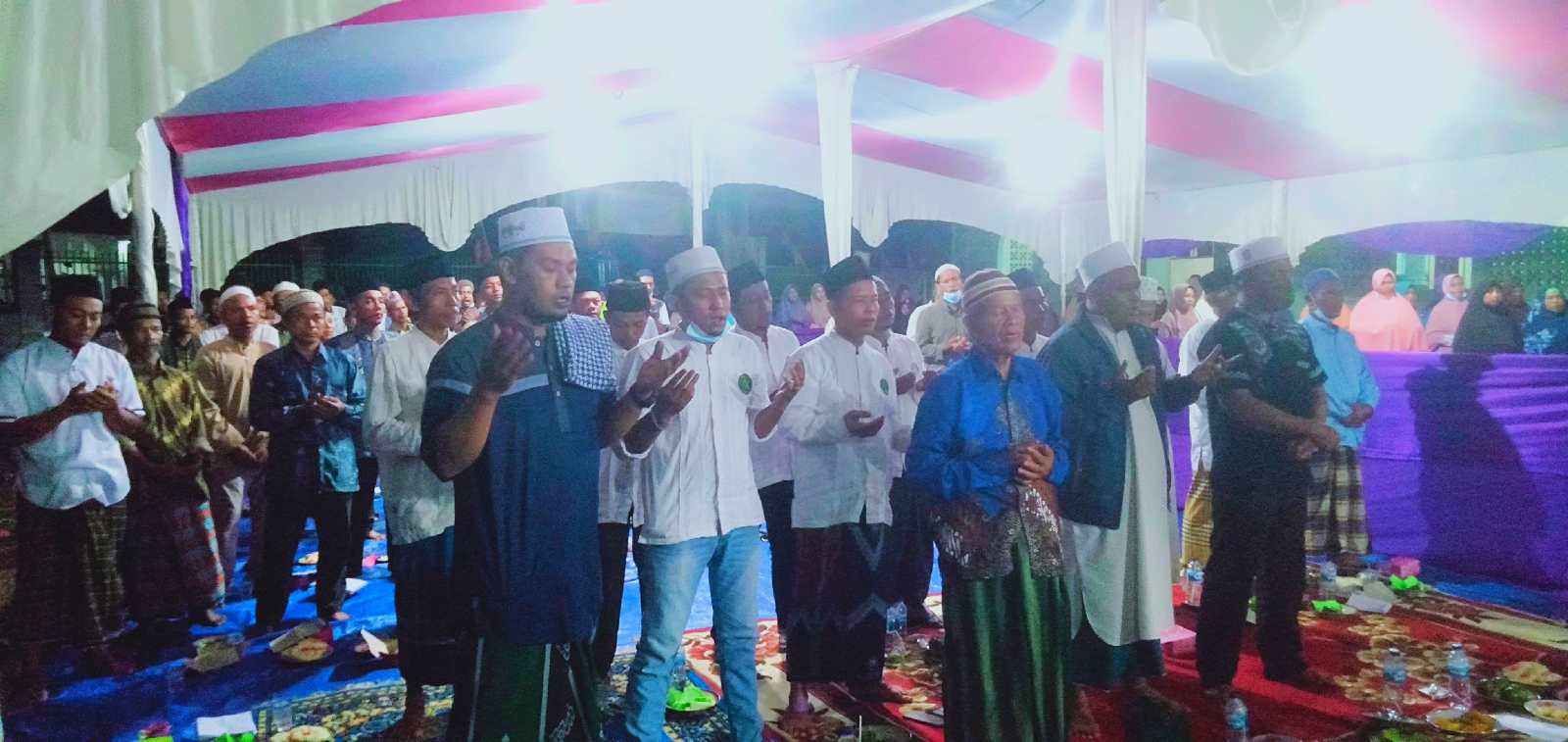 Sambut 1 Muharram 1443 Hijriyyah, Pengurus Masjid An-Nabaa Nur Islam Siabu Gelar Tabligh Akbar dan Doa Bersama